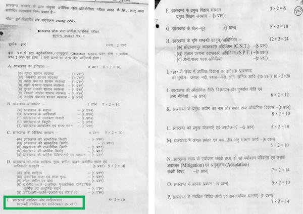 JPSC Prelims GS1 + GS2 Book Notes (100% Official Syllabus)